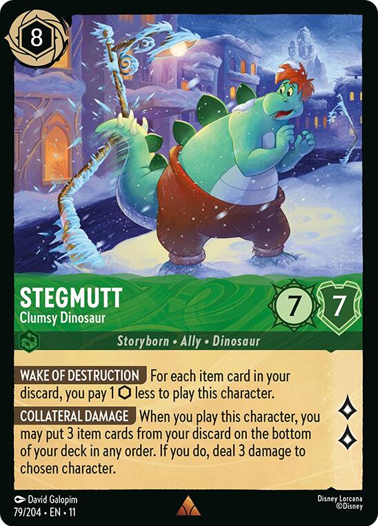 Stegmutt - Clumsy Dinosaur – Winterspell (Disney Lorcana)