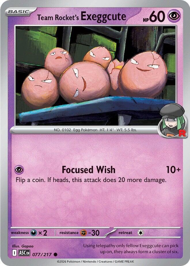 Team Rocket's Exeggcute – ME: Ascended Heroes (Pokemon)