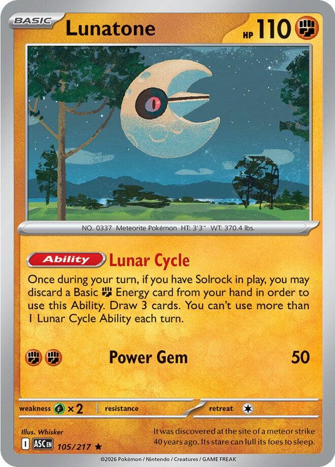Lunatone – ME: Ascended Heroes (Pokemon)