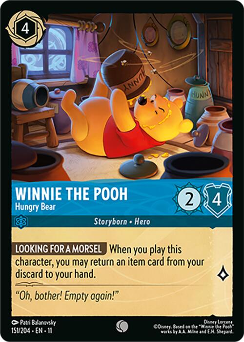 Winnie the Pooh - Hungry Bear – Winterspell (Disney Lorcana)
