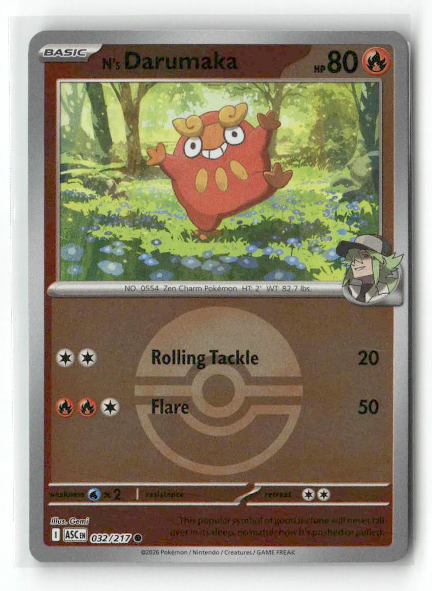 N's Darumaka (Poke Ball) – ME: Ascended Heroes (Pokemon)