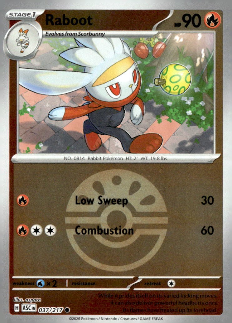 Raboot (Friend Ball) – ME: Ascended Heroes (Pokemon)