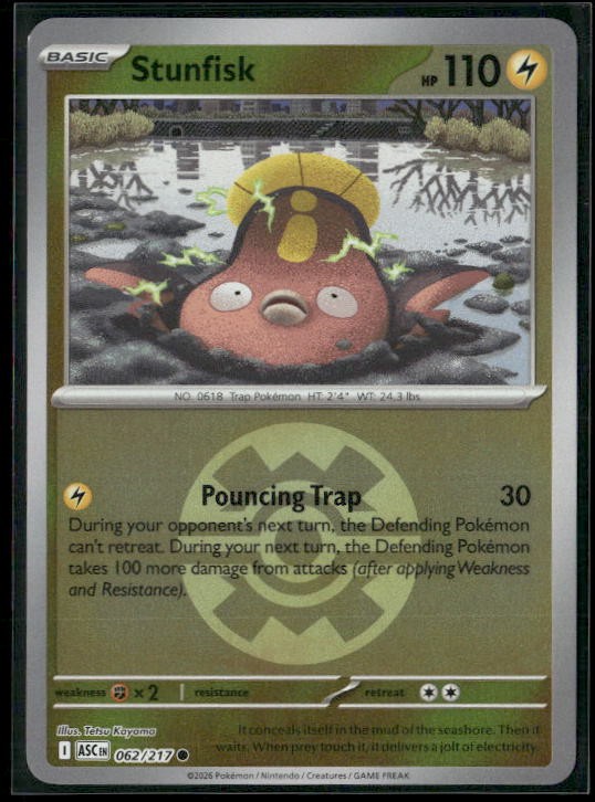 Stunfisk (Quick Ball) – ME: Ascended Heroes (Pokemon)