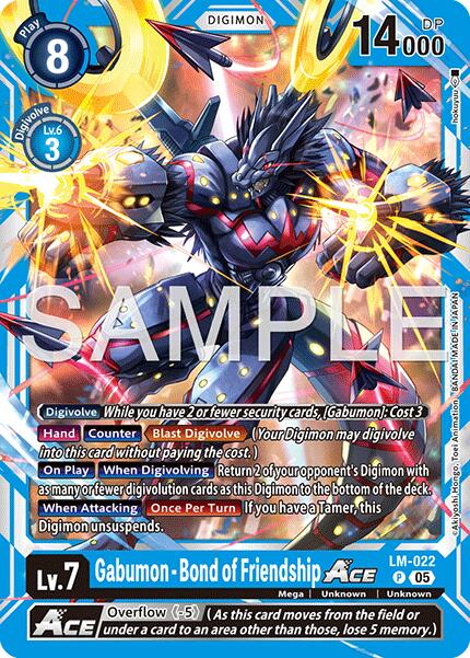 Gabumon - Bond of Friendship ACE (Reprint) – Advanced Booster Digimon Generation (Digimon Card Game)
