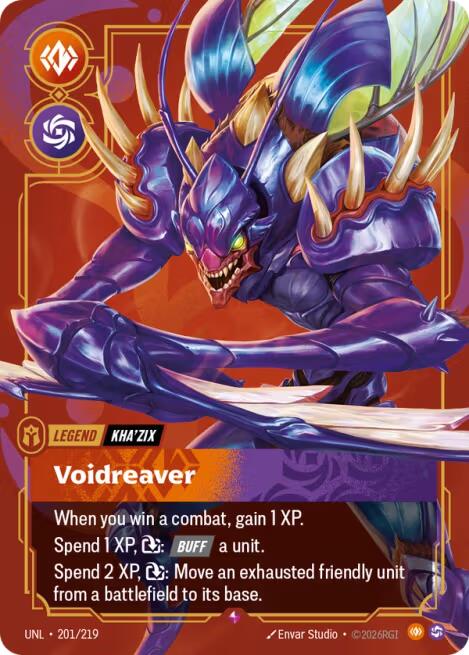 Kha'Zix, Voidreaver – Unleashed (Riftbound: League of Legends Trading Card Game)