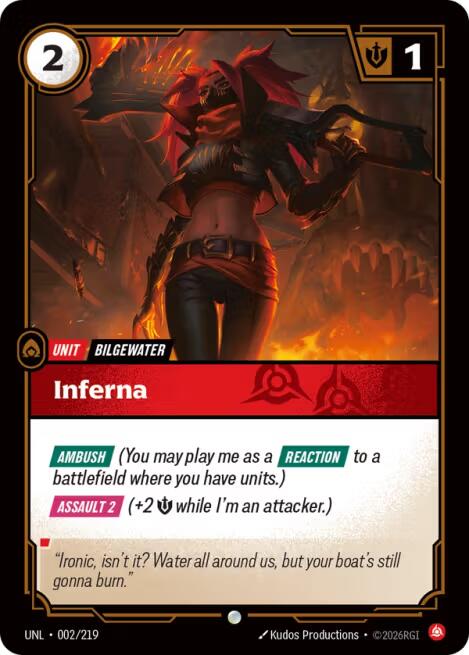 Inferna – Unleashed (Riftbound: League of Legends Trading Card Game)