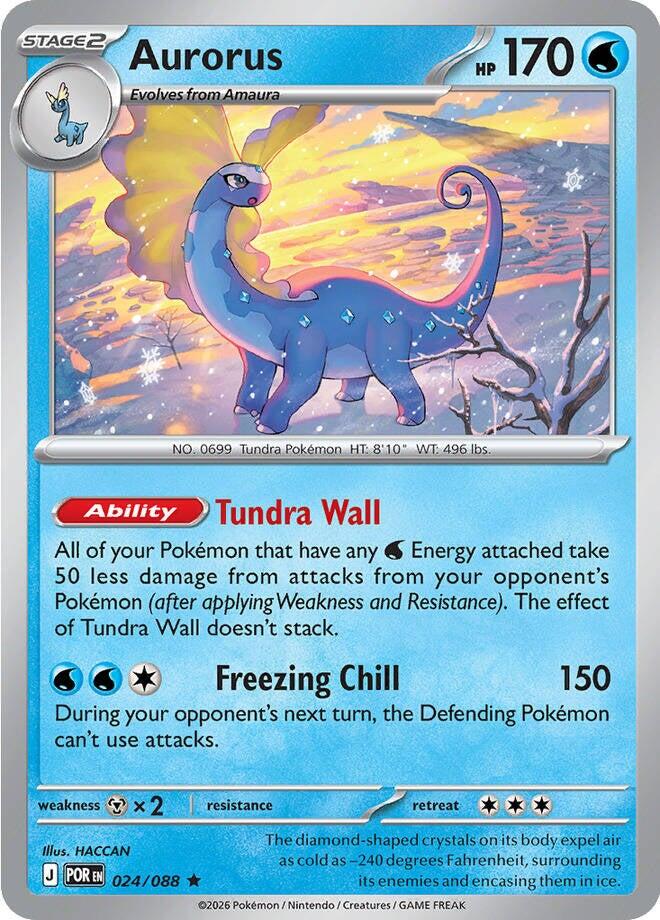 Aurorus - 024/088 – ME03: Perfect Order (Pokemon)