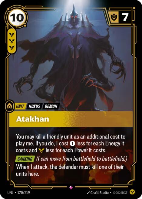 Atakhan – Unleashed (Riftbound: League of Legends Trading Card Game)