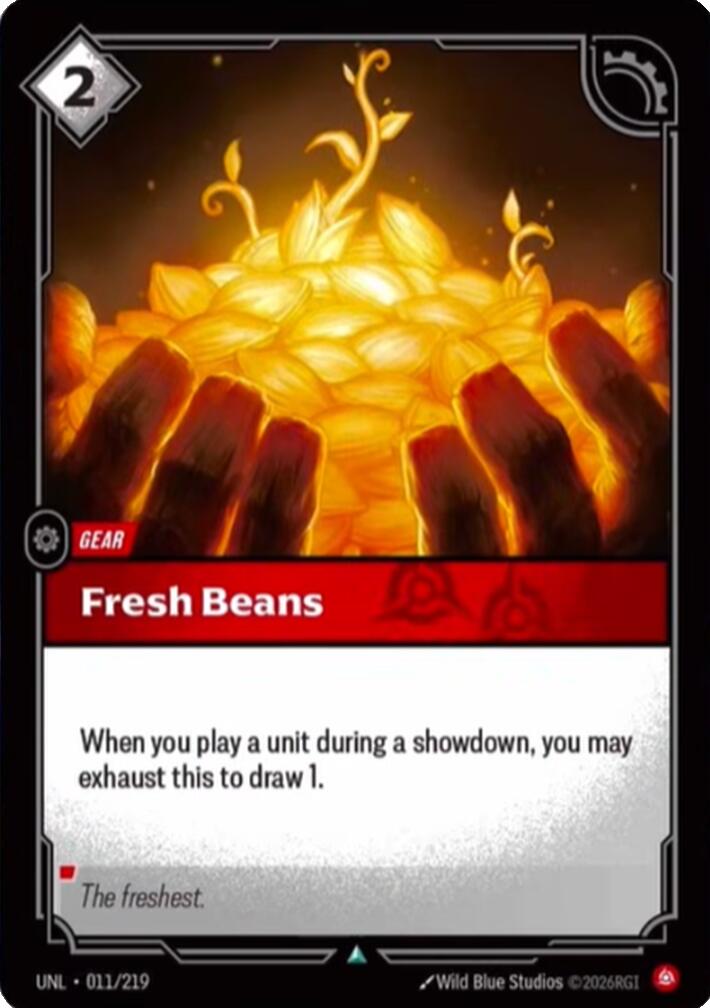 Fresh Beans – Unleashed (Riftbound: League of Legends Trading Card Game)