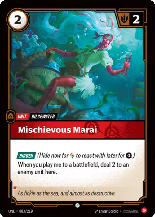 Mischievous Marai – Unleashed (Riftbound: League of Legends Trading Card Game)