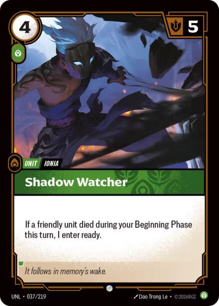 Shadow Watcher – Unleashed (Riftbound: League of Legends Trading Card Game)