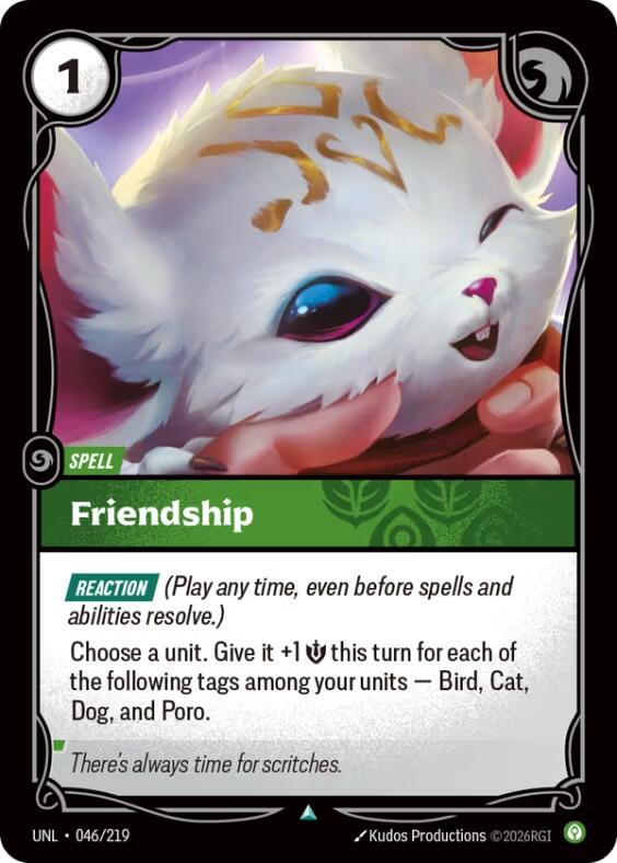 Friendship – Unleashed (Riftbound: League of Legends Trading Card Game)