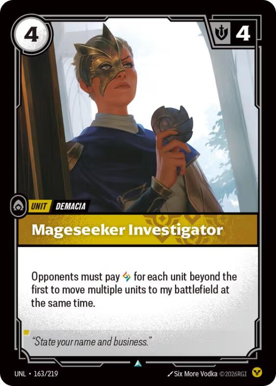 Mageseeker Investigator – Unleashed (Riftbound: League of Legends Trading Card Game)
