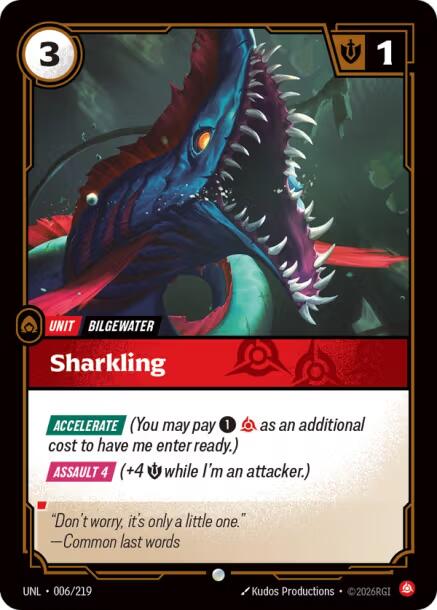 Sharkling – Unleashed (Riftbound: League of Legends Trading Card Game)