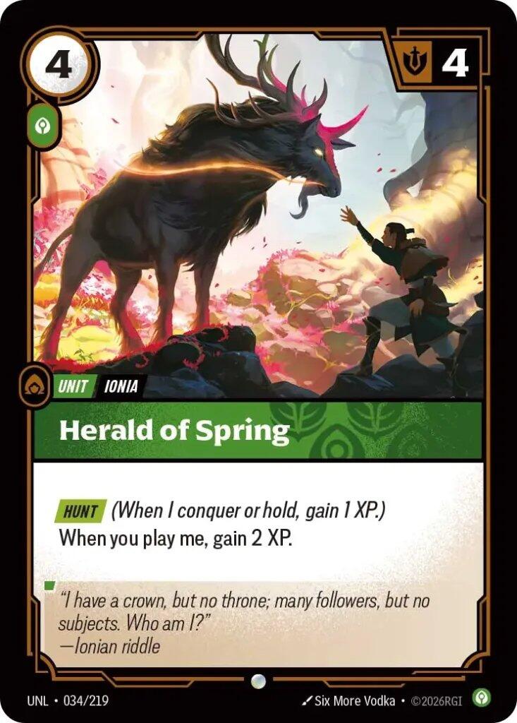 Herald of Spring – Unleashed (Riftbound: League of Legends Trading Card Game)