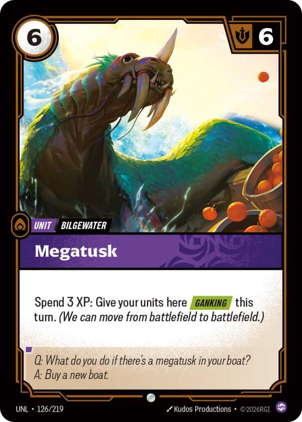 Megatusk – Unleashed (Riftbound: League of Legends Trading Card Game)