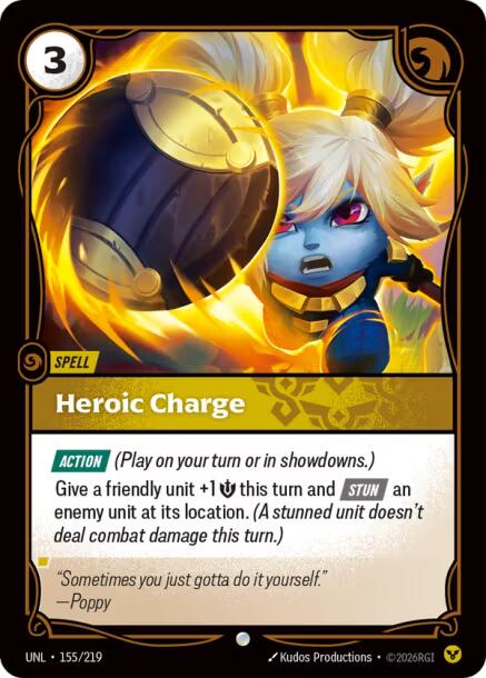 Heroic Charge – Unleashed (Riftbound: League of Legends Trading Card Game)