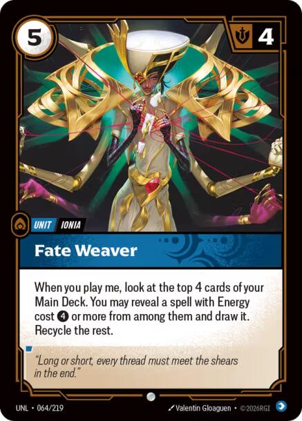 Fate Weaver – Unleashed (Riftbound: League of Legends Trading Card Game)