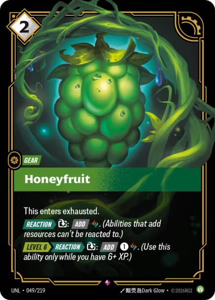 Honeyfruit – Unleashed (Riftbound: League of Legends Trading Card Game)