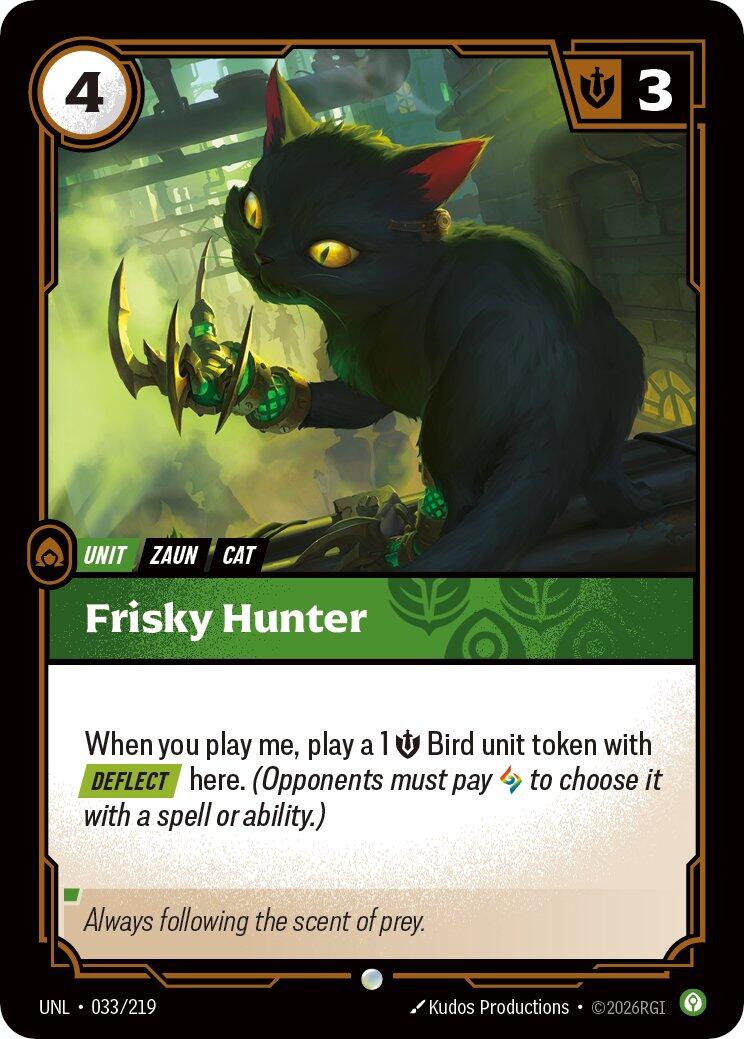Frisky Hunter – Unleashed (Riftbound: League of Legends Trading Card Game)