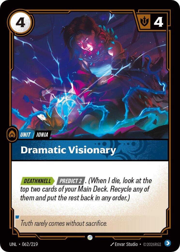 Dramatic Visionary – Unleashed (Riftbound: League of Legends Trading Card Game)