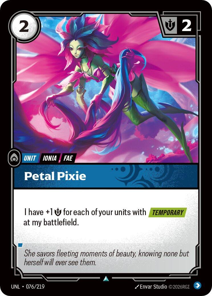 Petal Pixie – Unleashed (Riftbound: League of Legends Trading Card Game)