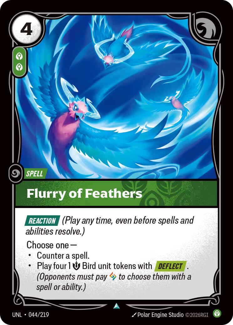 Flurry of Feathers – Unleashed (Riftbound: League of Legends Trading Card Game)