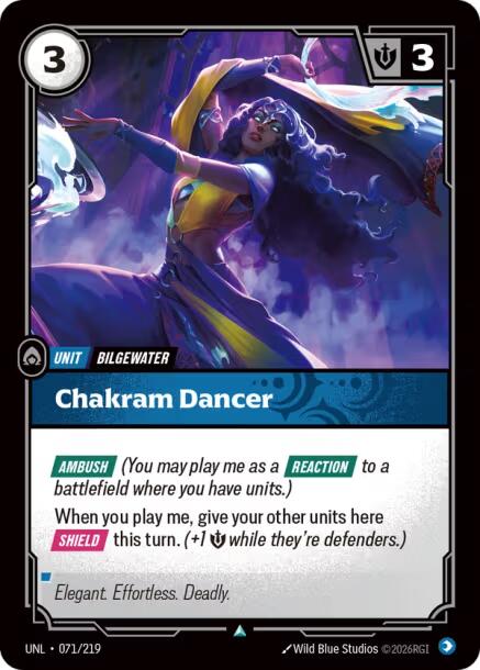 Chakram Dancer – Unleashed (Riftbound: League of Legends Trading Card Game)