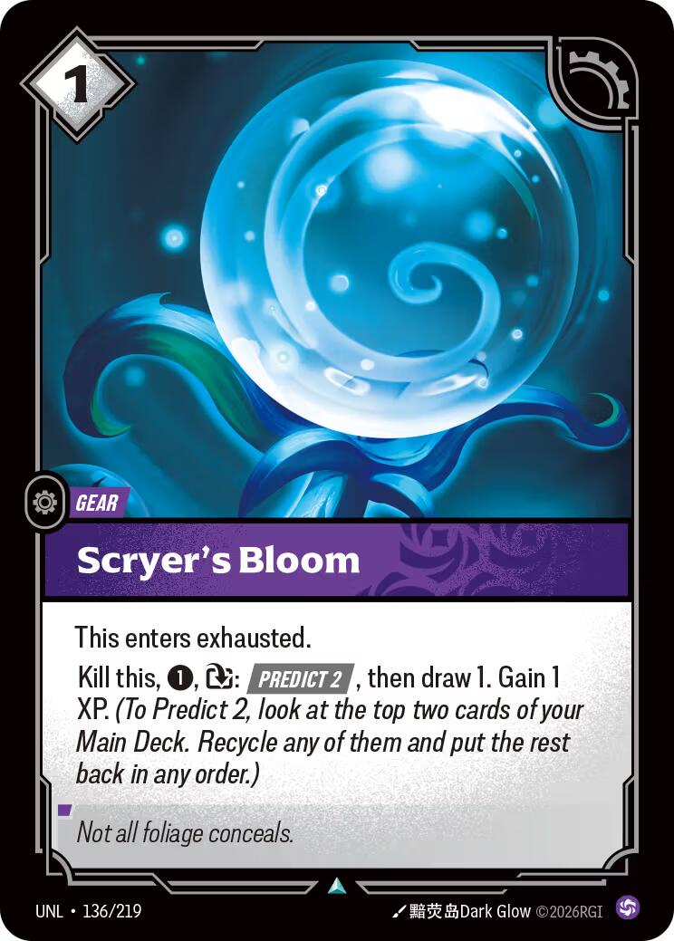 Scryer's Bloom – Unleashed (Riftbound: League of Legends Trading Card Game)