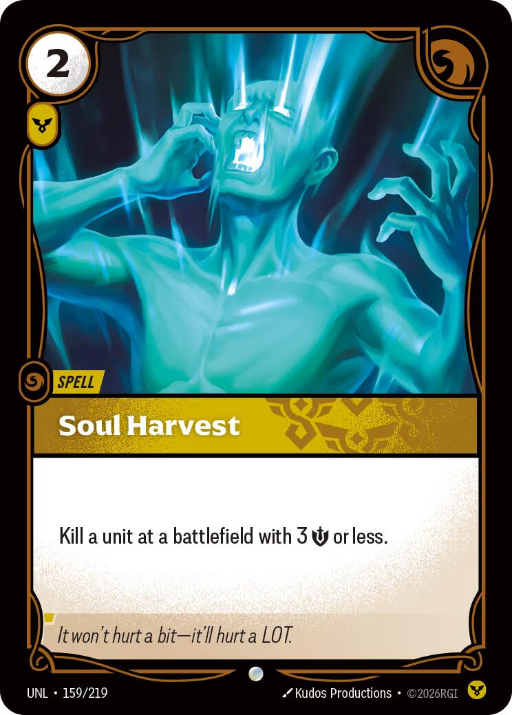 Soul Harvest – Unleashed (Riftbound: League of Legends Trading Card Game)