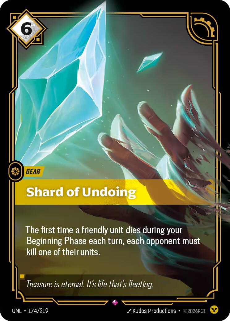 Shard of Undoing – Unleashed (Riftbound: League of Legends Trading Card Game)
