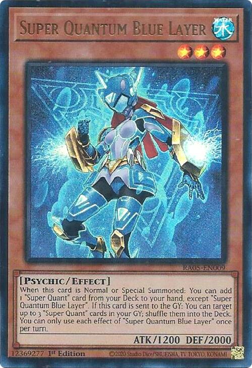 Super Quantum Blue Layer (Ultra Rare) – Rarity Collection 5 (YuGiOh)