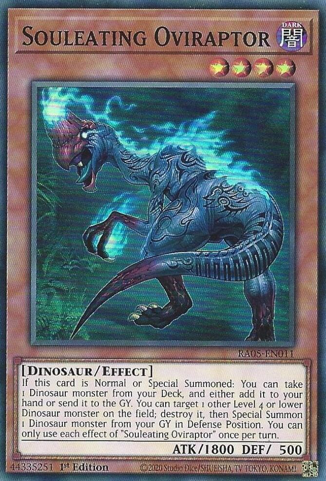 Souleating Oviraptor – Rarity Collection 5 (YuGiOh)