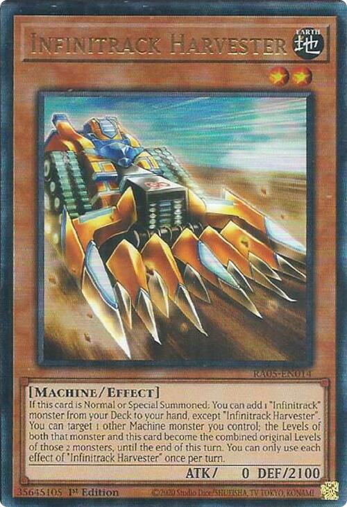 Infinitrack Harvester (PUR) – Rarity Collection 5 (YuGiOh)