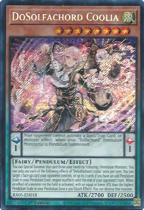 DoSolfachord Coolia (Secret Rare) – Rarity Collection 5 (YuGiOh)