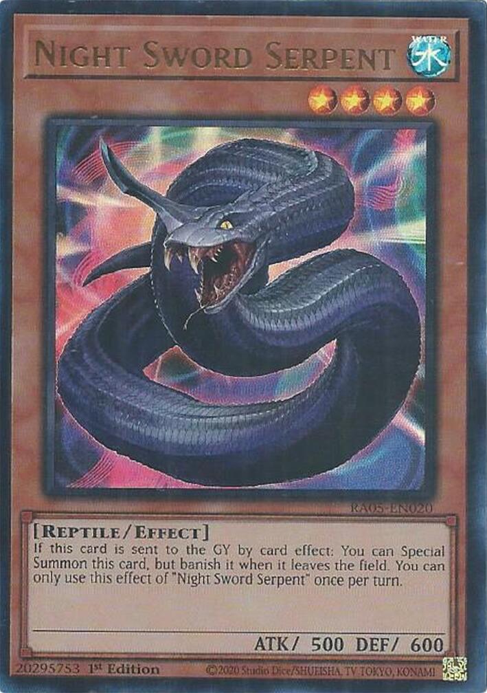 Night Sword Serpent (Ultra Rare) – Rarity Collection 5 (YuGiOh)