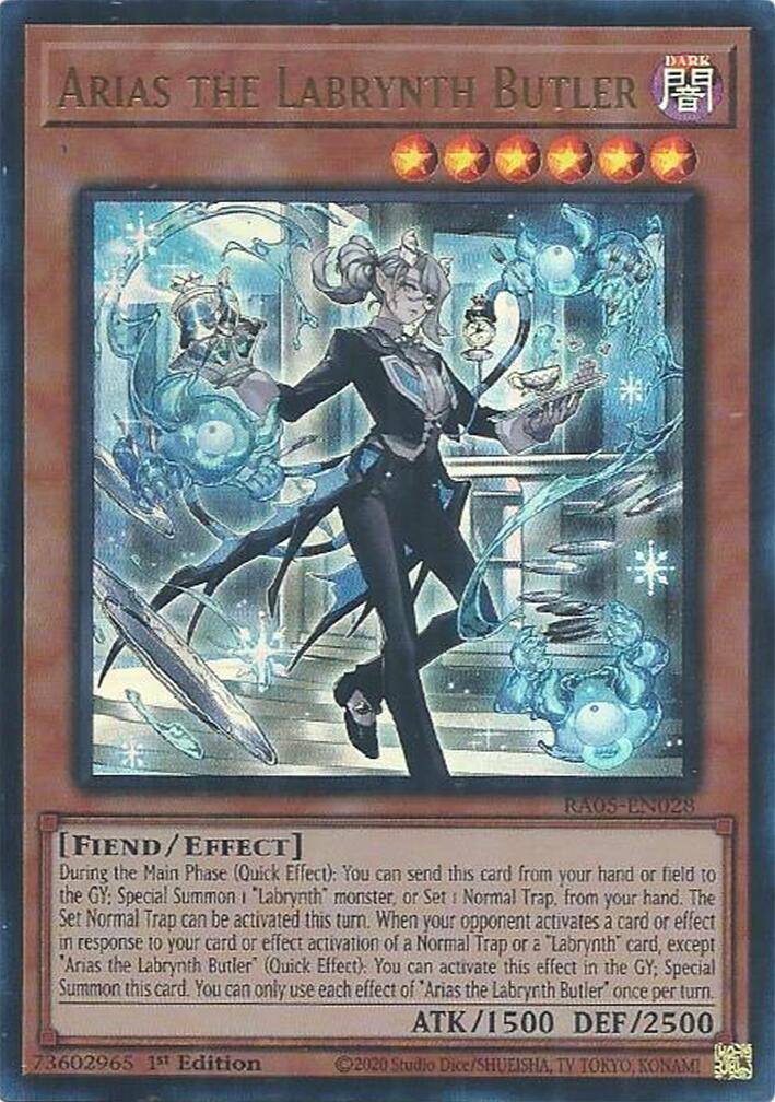 Arias the Labrynth Butler (Ultra Rare) – Rarity Collection 5 (YuGiOh)