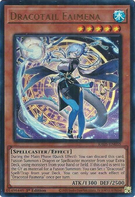 Dracotail Faimena (Ultra Rare) – Rarity Collection 5 (YuGiOh)