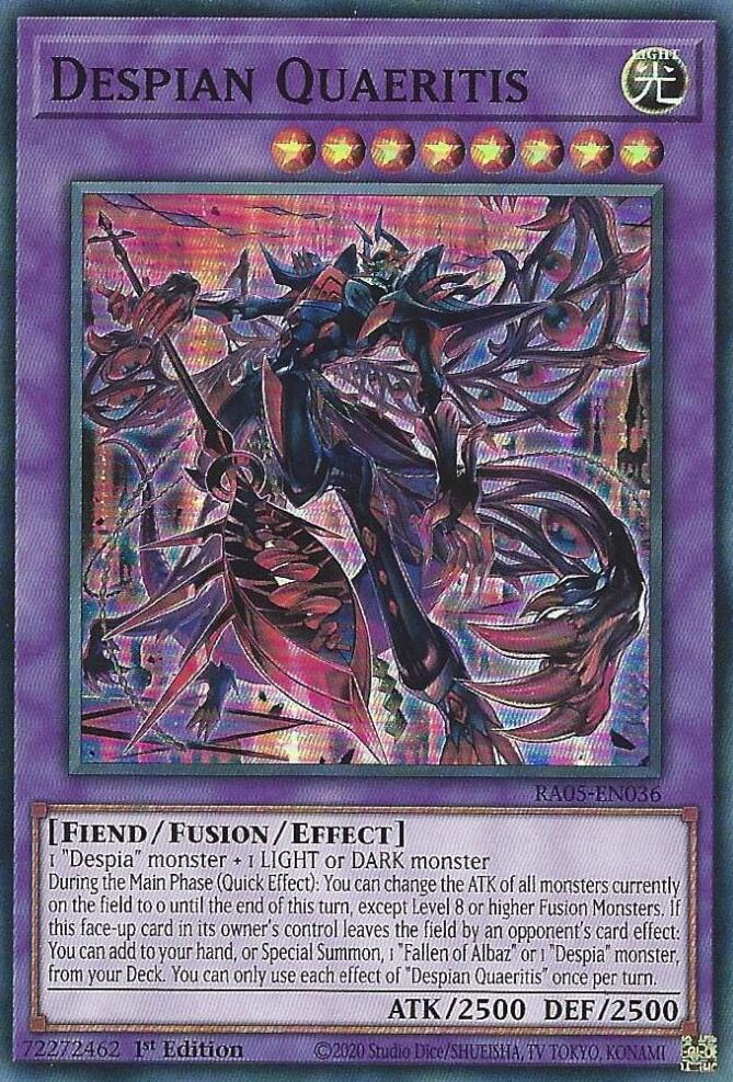 Despian Quaeritis – Rarity Collection 5 (YuGiOh)