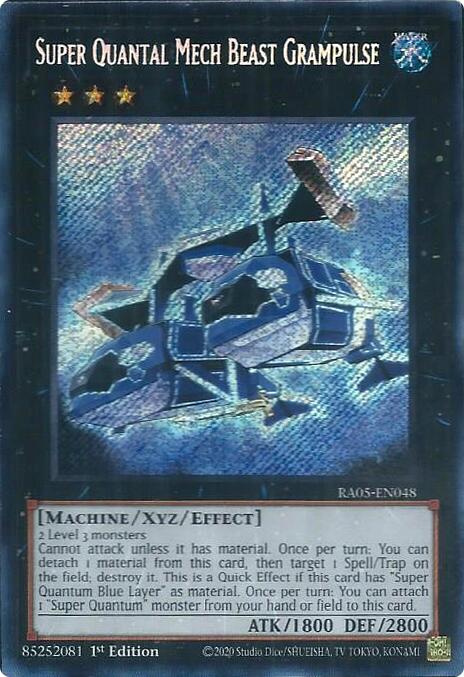 Super Quantal Mech Beast Grampulse (Secret Rare) – Rarity Collection 5 (YuGiOh)