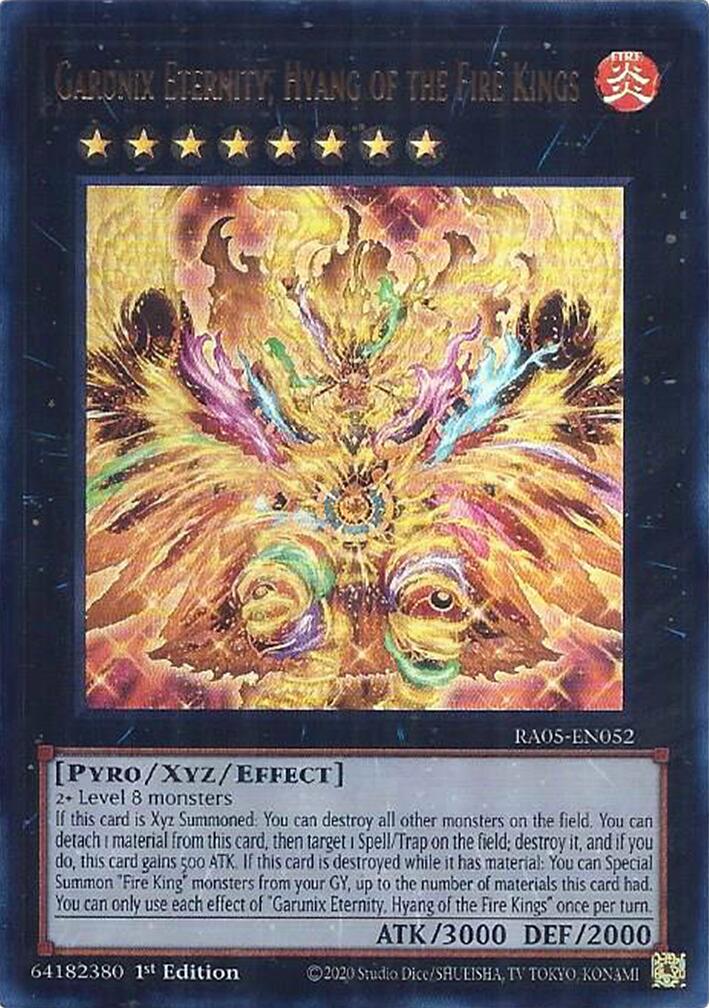 Garunix Eternity, Hyang of the Fire Kings (Ultra Rare) – Rarity Collection 5 (YuGiOh)