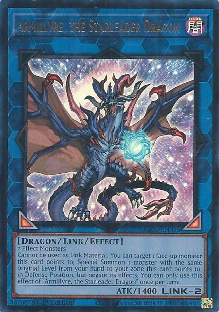 Armillyre, the Starleader Dragon (Ultra Rare) – Rarity Collection 5 (YuGiOh)