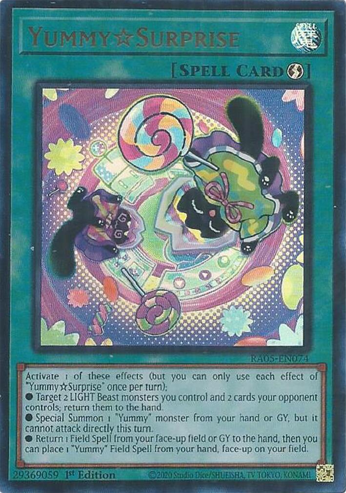 YummySurprise (Ultra Rare) – Rarity Collection 5 (YuGiOh)
