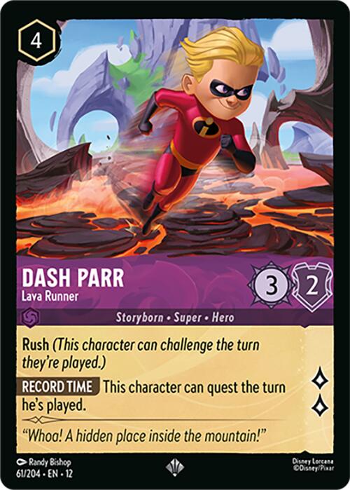 Dash Parr - Lava Runner – Wilds Unknown (Disney Lorcana)