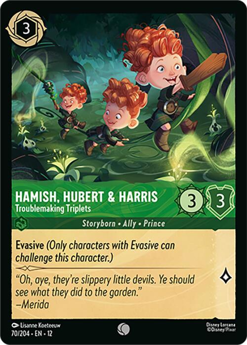Hamish, Hubert & Harris - Troublemaking Triplets – Wilds Unknown (Disney Lorcana)
