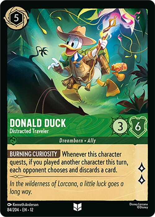 Donald Duck - Distracted Traveler – Wilds Unknown (Disney Lorcana)
