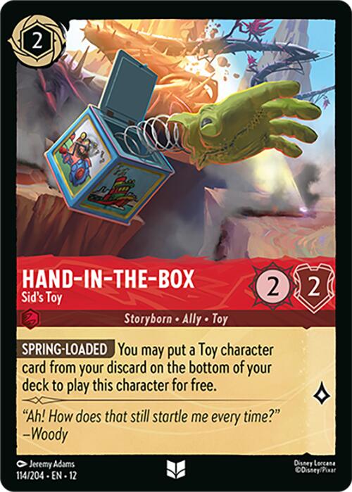 Hand-in-the-Box - Sid's Toy – Wilds Unknown (Disney Lorcana)