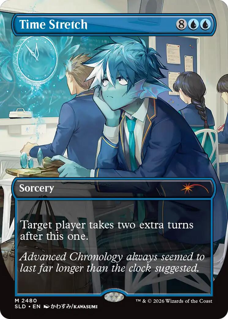 Time Stretch (2480) – Secret Lair Drop Series (Magic: The Gathering)