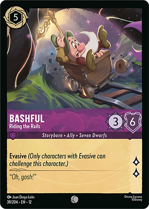 Bashful - Riding the Rails – Wilds Unknown (Disney Lorcana)