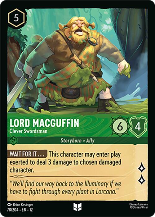 Lord MacGuffin - Clever Swordsman – Wilds Unknown (Disney Lorcana)